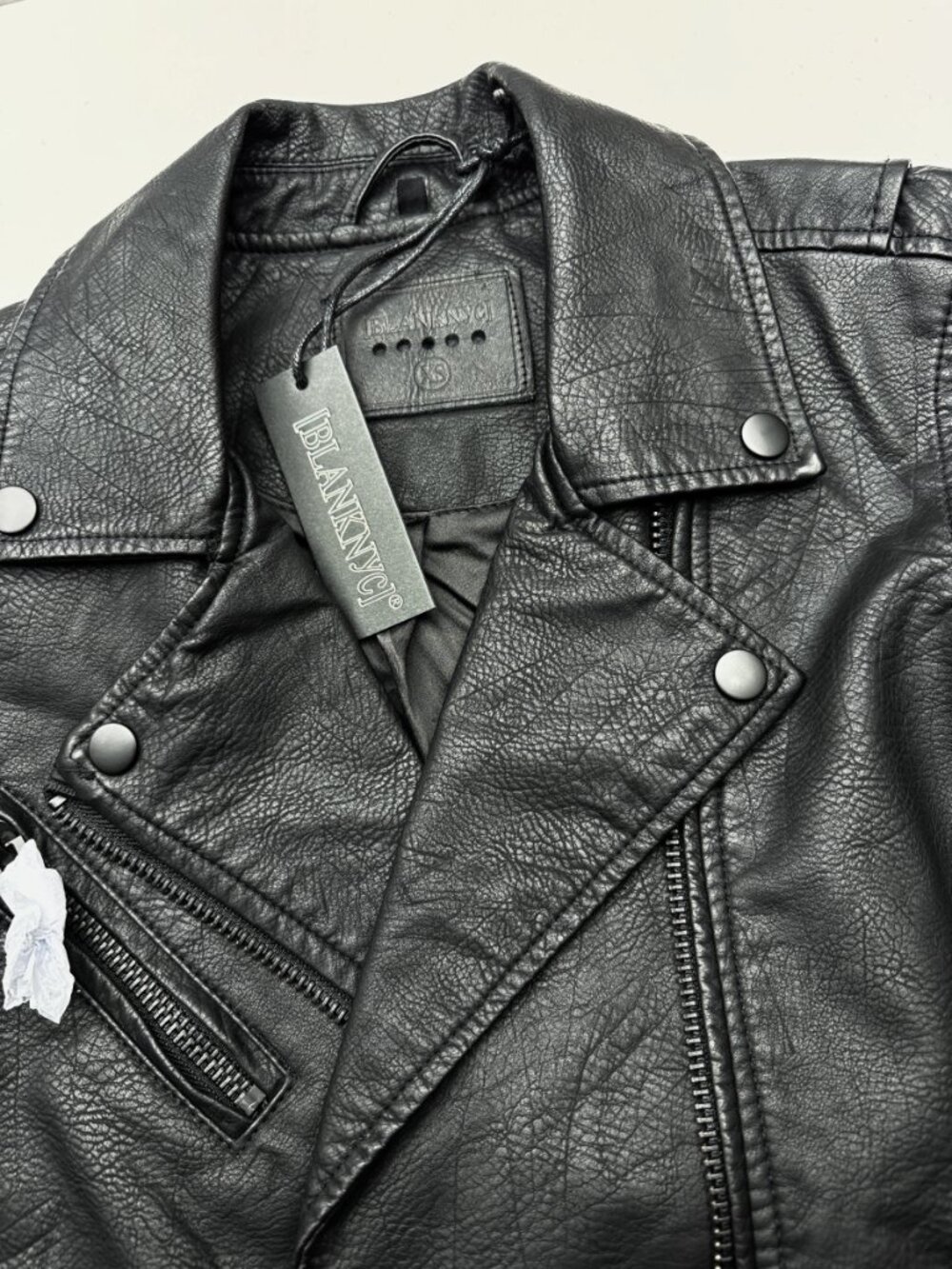 BLANKNYC Faux Leather Moto Jacket | XS | New With Tags - Picture 5 of 7